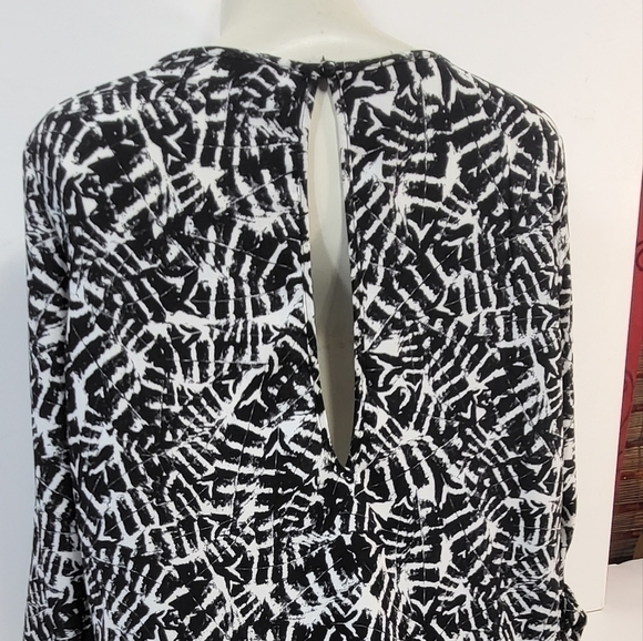 Jacqueline de Yong 3/4 Sleeve Pattern Dress - Picture 6 of 8